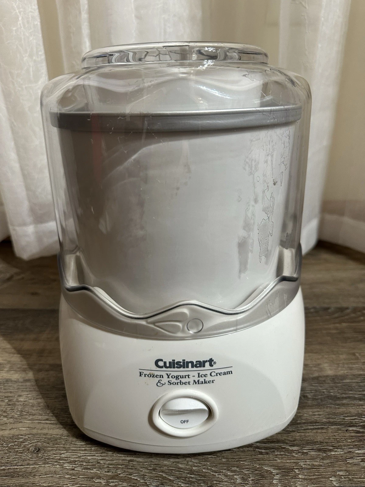 Cuisinart Frozen Yogurt Ice Cream & Sorbet Maker Model ICE-20 White 1.5 Quart
Opens in a new window 