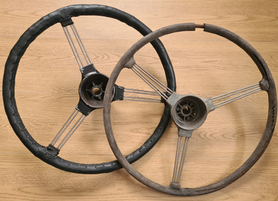 Klassisches Austin Healey Banjo Drahtspeiche nicht verstellbar Lenkrad x 2 Reparatur