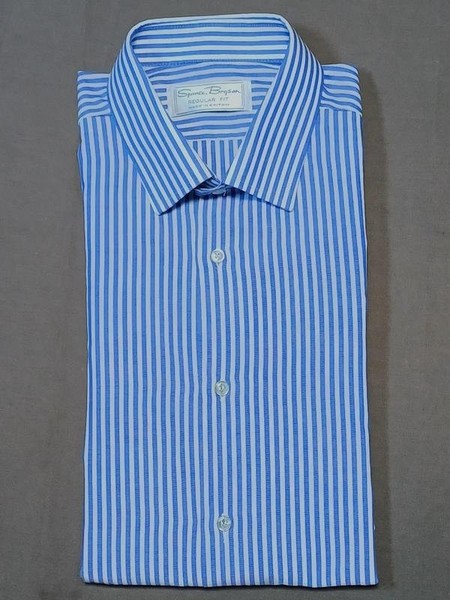 Men Spence Bryson Shirt White Cotton M