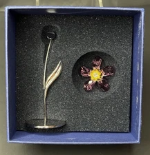 Swarovski Paradise Deoli Amethyst Flower #677619 MIB