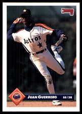 Juan Guerrero 1993 Donruss #240 Astros MLB READ FREE SHIPPING AutographDen