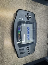 Nintendo Gameboy Advance GBA Bright Screen AGB BACKLIT IPS Triple Black 17games