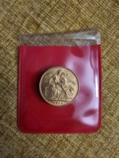 1910 King Edward VII Full Gold Sovereign - Good condition