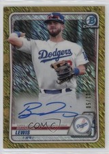 2020 Bowman Chrome Prospect Gold Shimmer Refractor 1/50 Brandon Lewis Auto w5p