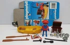 Playmobil System 3570 Vintage Figure Pirate Captain Row Boat 1974 Box Incomplete