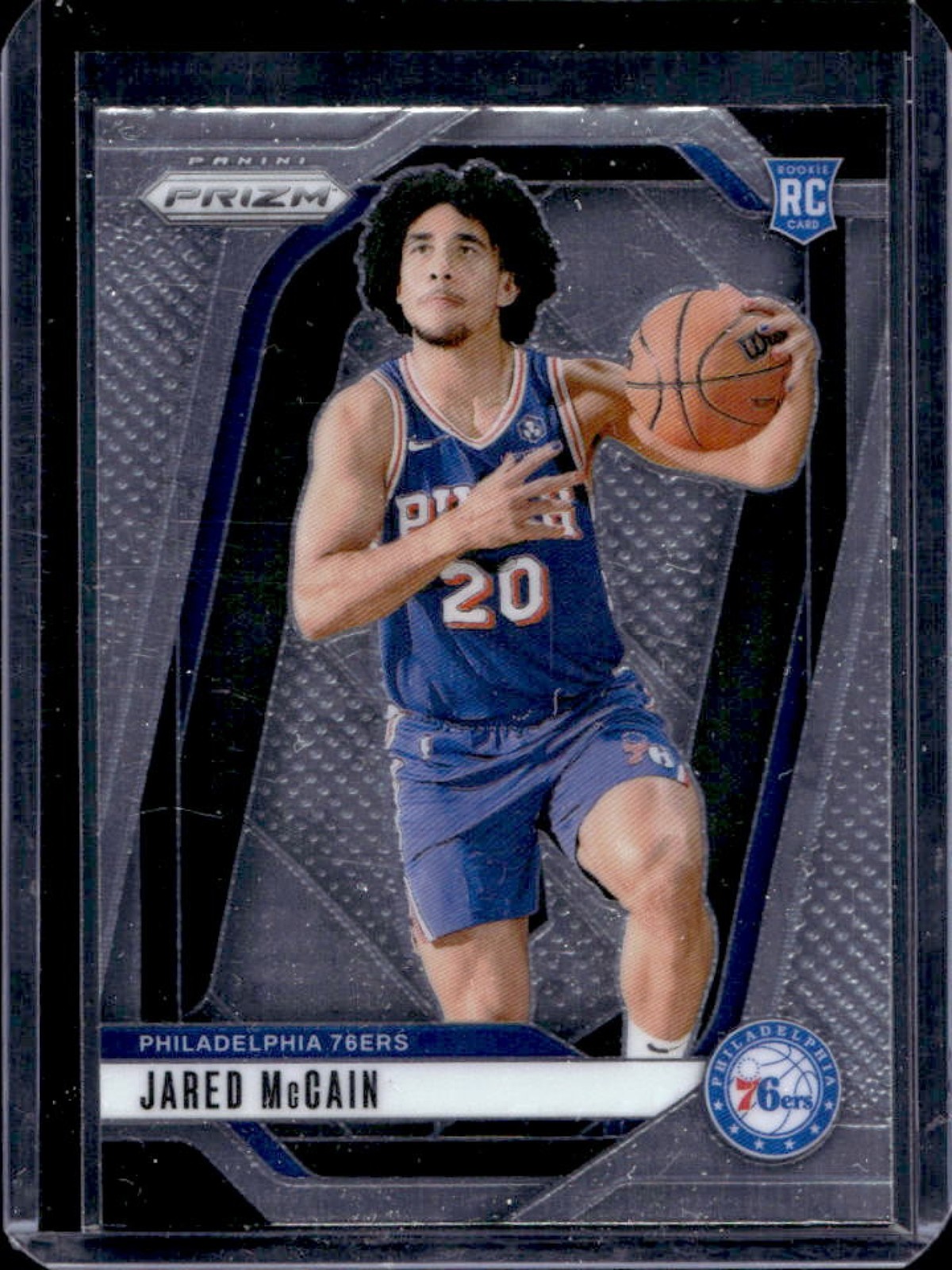 2024-25 Prizm Jared McCain RC Rookie #222 76ers