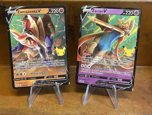 Holo Zamazenta V 018/025 - Mint - Pokemon 25th Celebrations Card (#1103 Holo Zamazenta V 018/025 - Mint - Pokemon 25th Celebrations Card (#1103
