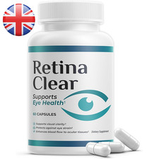 Vision Support Supplement Retina Clear For Eye Strain And Fatigue 60 Capsules