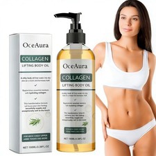 100ml Collagen Firming Lifting Body Oil Skin Tightening Hydrating Massage Oil