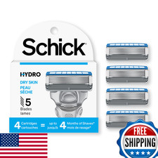 Schick Hydro 5 Sense Hydrate Men Razor Blade Refills 4 Pack