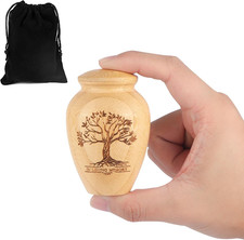 Small Urns for Human Ashes Dad Mom - Beautiful Tiny Keepsake Urns for Pets - Min