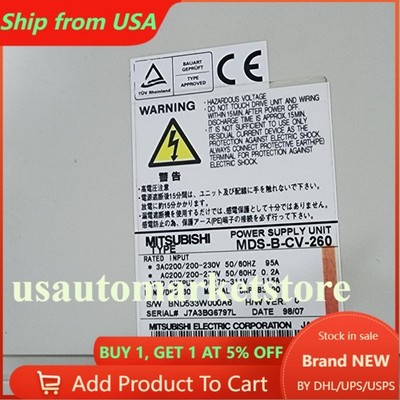 MITSUBISHI MDS-B-CV-260 POWER SUPPLY EXCELLENT WORKING FREE SHIP  US Free TAX
