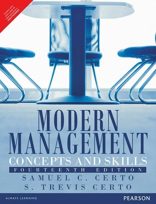 Modern ManagementConcepts and Skills By Samuel Certo 14th INTL ED 9789332565029