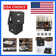 Vinyl Record Storage Box Set of 2 - Album Storage Holds 100 Single Records ...
