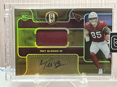 2022 Panini Gold Standard Trey McBride RPA /199 RC Patch Auto Cardinals Rookie