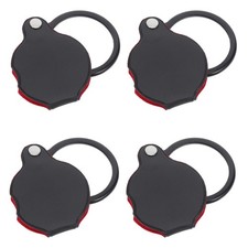 4 Pcs Small Magnifying Glass Pocket Magnifier Explorer for Children 5x Kids