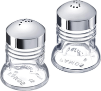 Salz- Und Pfefferstreuer-Set, 2-Tlg., FassungsvermöGen: Je 40 Ml, Glas/Abs, Verc