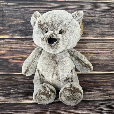 Animal Adventure Frosted Gray Teddy Bear Stuffed Animal Soft Sitting NWT 2022