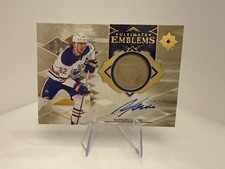 RAPHAEL LAVOIE  2023-24 UPPER DECK GOLD ULTIMATE EMBLEMS AUTOGRAPH ROOKIE /99!!