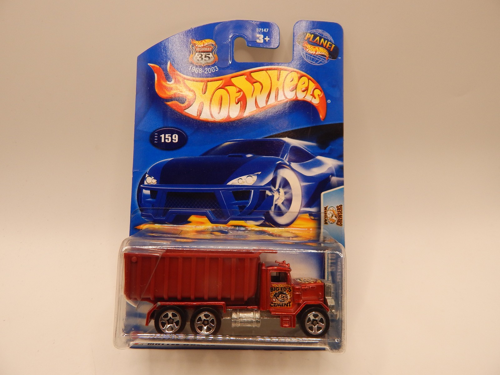 2003 Hot Wheels Red Peterbilt Work Crewsers 5/10 159