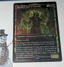 Klothys, God of Destiny Foil Showcase NM Mtg Magic The Gathering