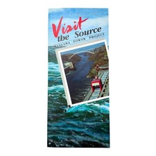 New York Brochure Vintage Niagara Power Project Visit The Source