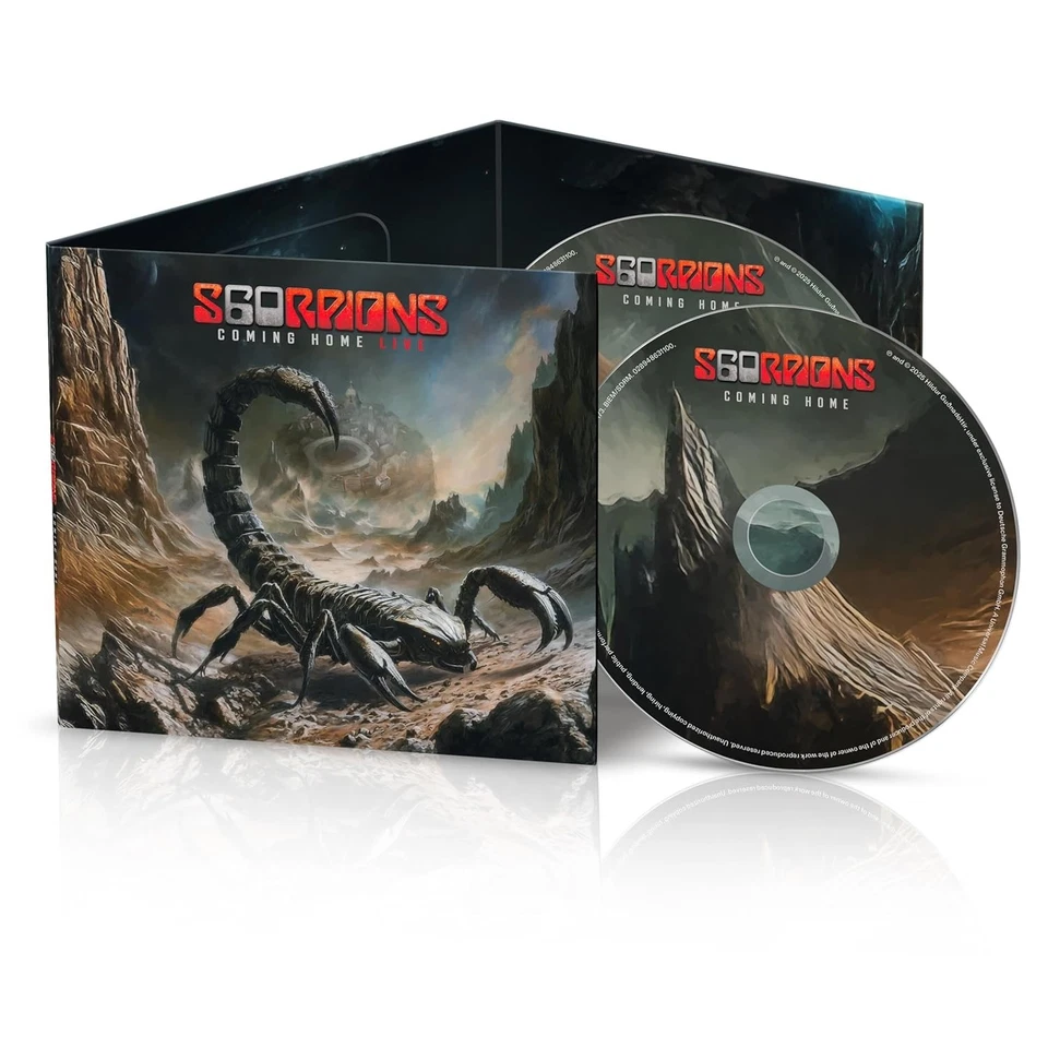 SCORPIONS  Coming Home Live ( 05.12.2025 Deluxe Edition )  2 CD  NEU & OVP VVK