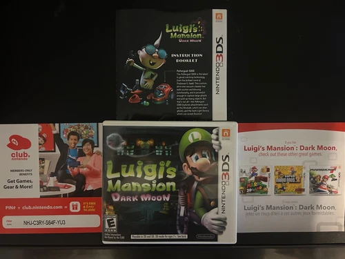 Luigi's Mansion Dark Moon for Nintendo 3DS complete w/ box & manual, CIB, TESTED