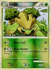 Grotle 31/95 Uncommon HGSS Unleashed Pokemon Reverse Holo Moderately Played