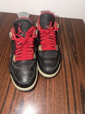 Jordan Air Jordan 4 Retro Rare Air Laser 2005 Black Leather