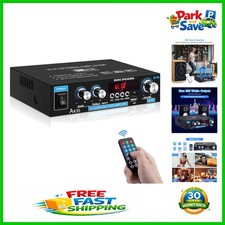 2.0 Channel HiFi Mini Amplifier with Bluetooth FM Radio - 200W Home Theater