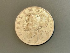 1957 Austria 10 Schillings Silver Coin Excellent Condition