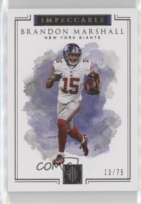 2017 Panini Impeccable 13/75 Brandon Marshall #23 00k7