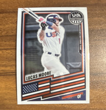 Panini USA Baseball Stars & Stripes 2026 Lucas Moore Collegiate National #195