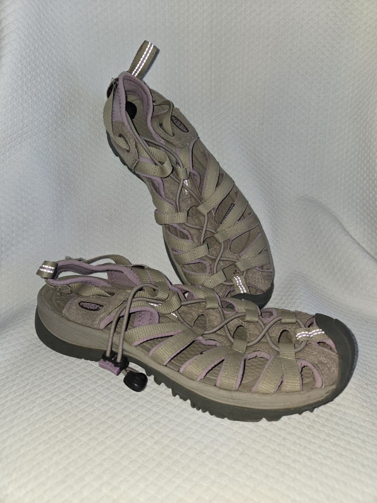 Sandali scarpe sportive outdoor KEEN donna taglia 8 marrone viola bungee