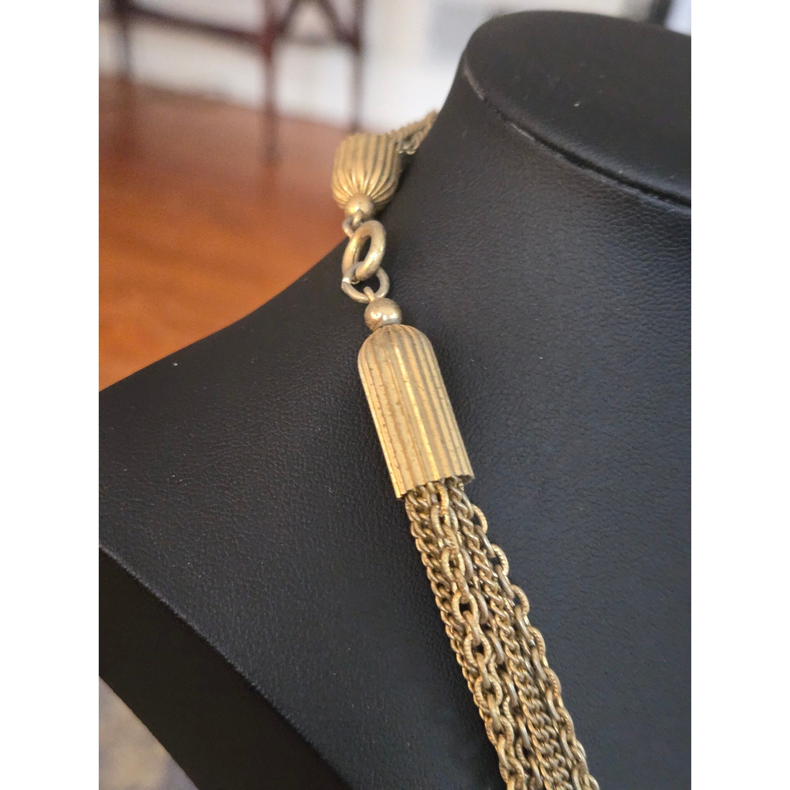 Sarah Coventry Multi-Strand Statement Necklace Go… - image 4