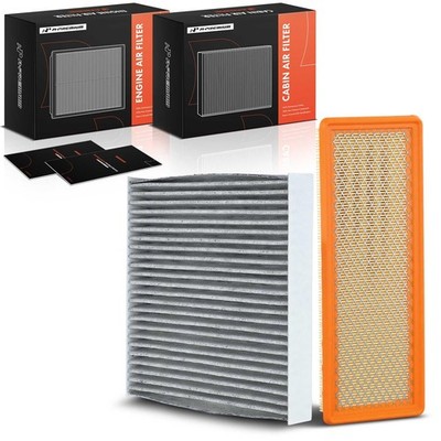 A-Premium Engine & Cabin Air Filter with Activated Carbon Compatible with Fiat 5