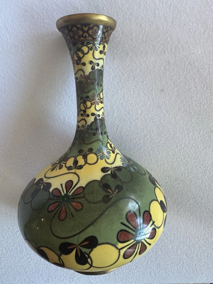 非常罕见的日本Cloisonne花瓶 — 第 3/4 张图片