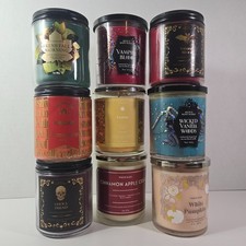  YOU PICK - Bath and Body Works NWT Single Wick Candle - Fall/Autumn/Halloween