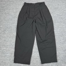 Reformation Pants Women 6 Black Laura Harrier Wide Leg Trousers Office Pleated