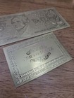 Gold Plated Foil $ 10 Dollar Bill Novelty Collection Note Gift 24kt Collectible — photo 1