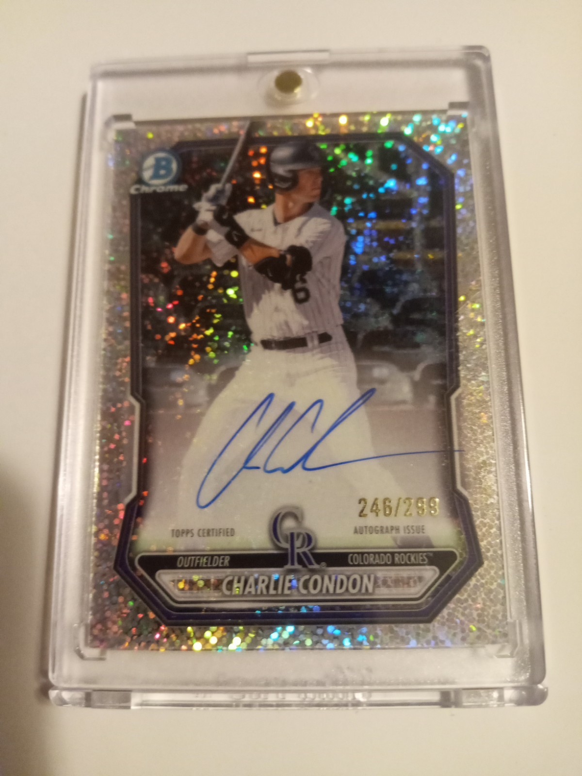 2026 Bowman Chrome Refractor /299 Charlie Condon  ⚾ Auto Rookie Card Hot 🔥 