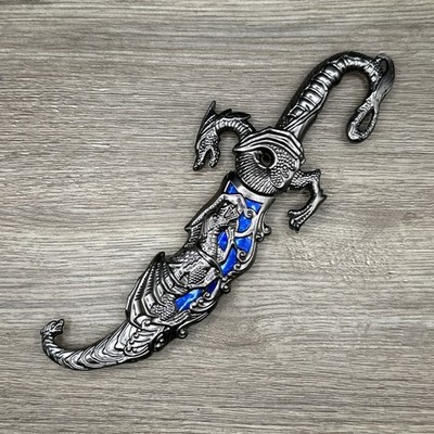 Fantasy Dragon Dagger 10'' Blue Inlay