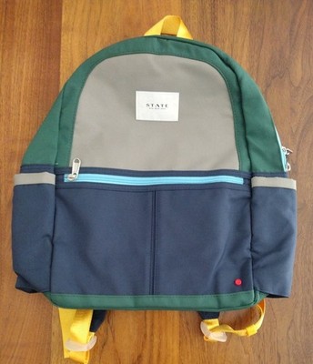 NWT STATE Kane Mini Color-Block School Travel Backpack