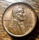1909 VDB Lincoln Cent Nice Original Very Choice AU+ Sharp VDB CHRC