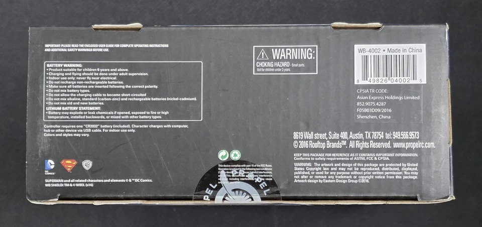 Superman Motion Control RC Flying Superman - Image 4 of 4