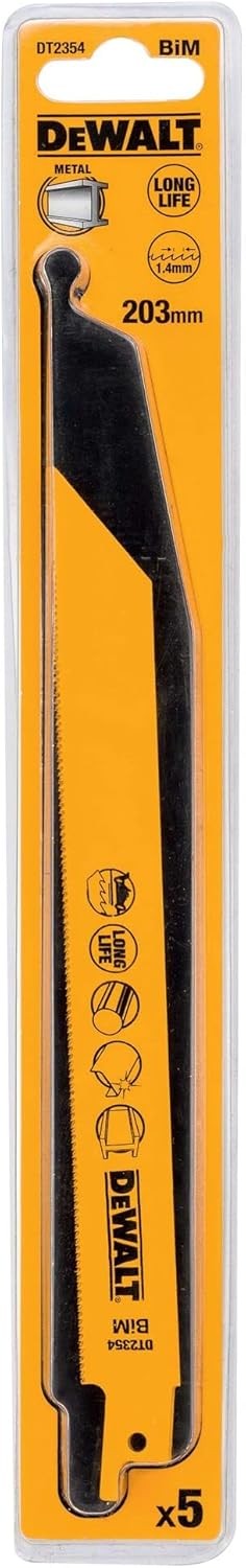 Dewalt DT2354-QZ Lame Sega Diritta Gattuccio BIM 203 мм 5 Пецци Металл 7290₽