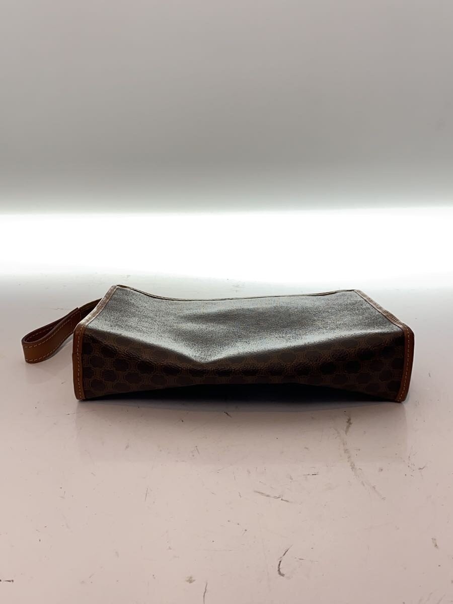 CELINE Leather Second Bag Brown Pattern Unique De… - image 4