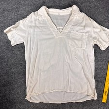 Renaissance Style Shirt. Unisex. White. Size LARGE. Missing string.