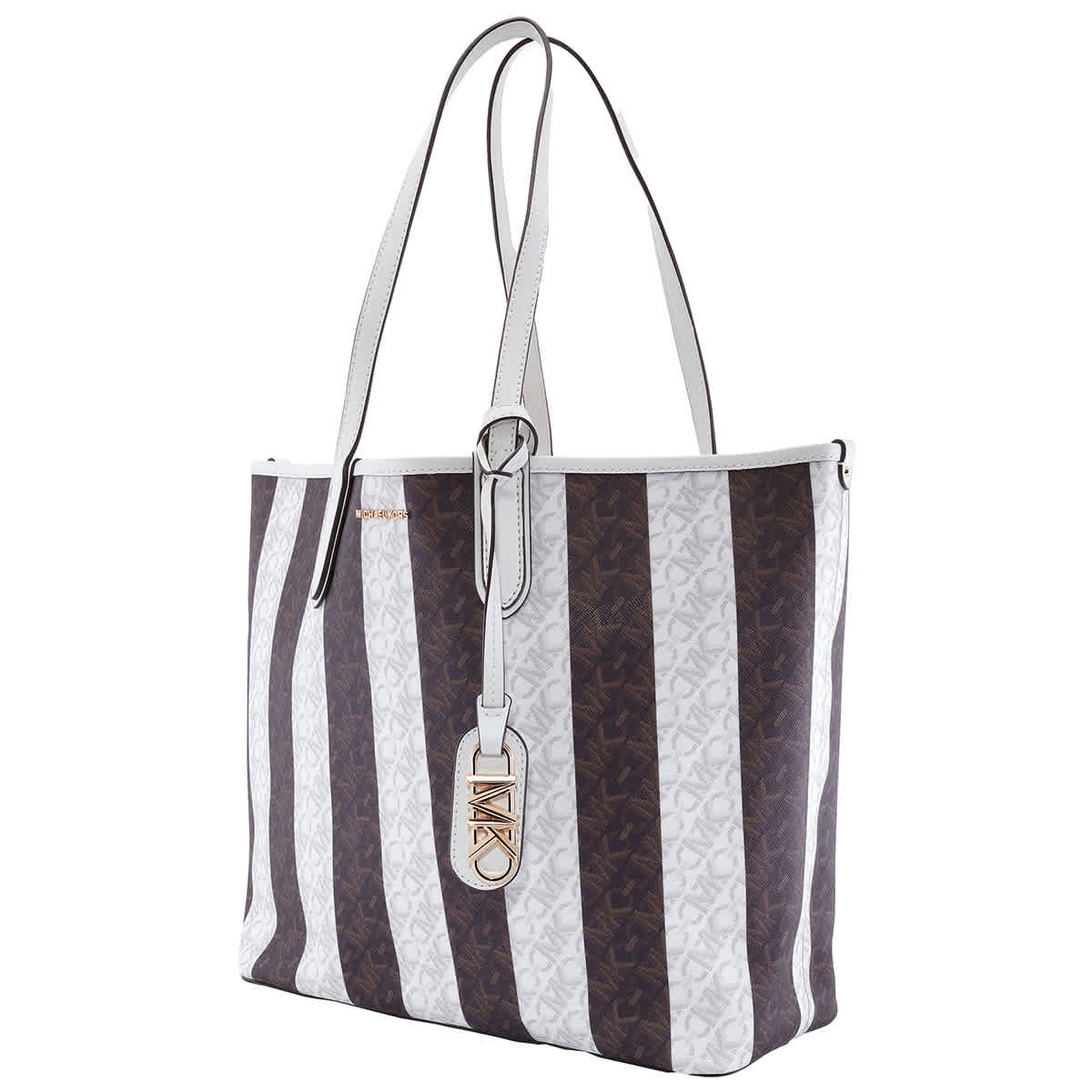 Michael Kors Eliza Large Striped Tote Bag 30S4GZAT4B212 thumbnail 3